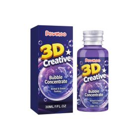 Toy, 30ml, DOWMOO 3D Creative Bubble Concentrate for Kids Play (Option: Default)