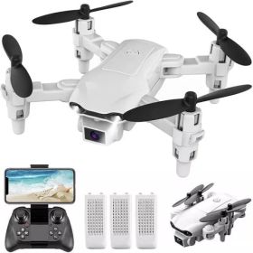 4DRC V9 Mini Drone For Kids Adults 720P HD FPV Camera, Foldable RC Quarcopter For Boys Girls With Altitude Hold, Headless Mode,Logistics Is Rando (Option: As picture)