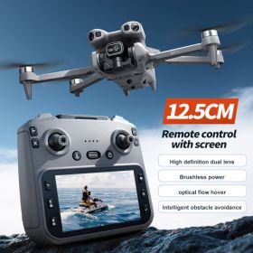 GT50 Pro HD Flagship Drone With 5.64 Inch Screen Remote Control 1080P HD Dual Camera  Brushless Motor Optical Flow Hover  360 Intelligent Obstacl (Option: Grey)