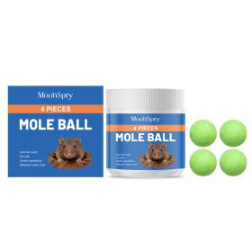 MOONSPRY Mole Ball, 4pcs, Mouse Repellent Ball, Festival Supplies for Holiday Party (Option: Default)